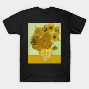 Vincent Van Gogh Sunflowers, Art Lover Gift T-Shirt